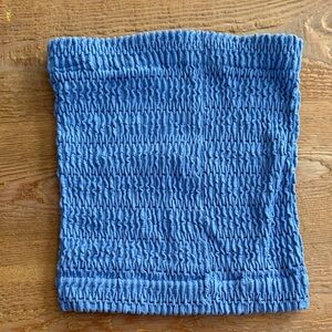 No Boundaries Light Blue Smocked Top